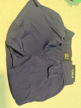 MAC Cosmetics LULU MAC Women’s Navy Blue Shorts
